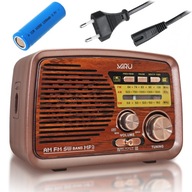 MALÁ KUCHYŇA FM RÁDIO RETRO SIEŤOVÁ SÚPRAVA KÁBLOV NA BATÉRIU USB ANTÉNA