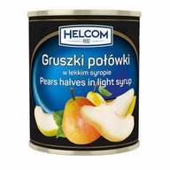 Polovice hrušiek v Helcom light sirupe 3,1L