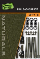 Naturals Zig Lead Clip Kit 5 kusov Fox