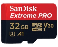 Micro SD karta SanDisk 32GB EXTREME PRO 100MB/s 4K