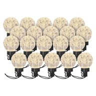 DCPW07 Garland guľové žiarovky 20xLED 7,6m teplé svetlo IP44 EMOS