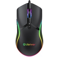 DENVER OPTICAL GAMING MOUSE LED RGB 6400 DPI