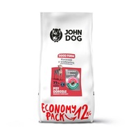 John Dog Good Form kura s hovädzím mäsom 12 kg pre veľké plemená psov