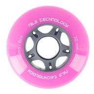 Ružové CIRCLES 76mm 82A PU 4ks SET Nils DURABLE