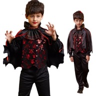 HALLOWEENSKÉ ŠATY VAMPIRE DRACULA 116/122