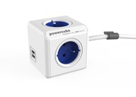 PowerCube Extended USB predlžovací kábel 1,5m Modrý