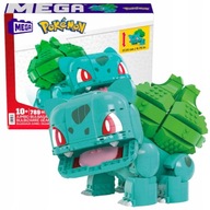 MEGA CONSTRUX STAVEBNÉ BLOKY POKEMON BIG BULBASAUR 789 ELEMENTS 10+