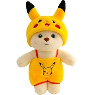 MEDVEĎ MASKOT TEDDY + OBLEČENIE Oblečený ako Pikachu POKEMON