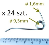 24 ks pružín MTD WOLF-Garten VA 346 E pre velculator