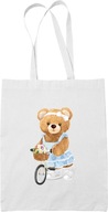 Teddy Bear Ralph Bag Girl 8 Módna biela