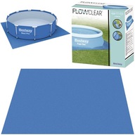 Záhradná podložka k bazénu, podložka pod rám 335 x 335 cm fólia 58001 Bestway