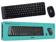 Sada bezdrôtovej klávesnice a myši Logitech MK220 920-003161 NOVÝ BOX