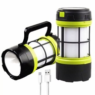 SOLAR LED USB TURISTICKÁ SVETLÁČKA POWERBANK CAMPING LAMP