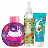 Kozmetická sada AVON pre deti Funny Llama 3v1 Liquid + Mist + Cream