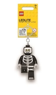 Lego Skeleton Keychain s baterkou