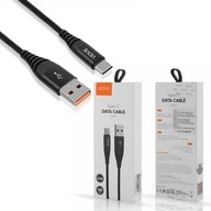 RÝCHLONABÍJACÍ KÁBEL USB/TYP C 2,4A, 1,2M