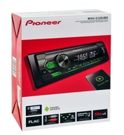 Autorádio PIONEER MVH-S120UBG FLAC AUX USB ANDROID 1-DIN zelené