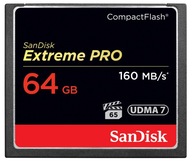Pamäťová karta SanDisk CF Extreme PRO 64GB 160MB/s