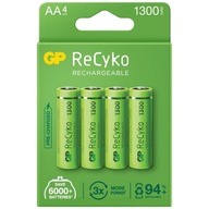 Batéria (NiMH) GP AA (R6) 1300 mAh 4 ks.