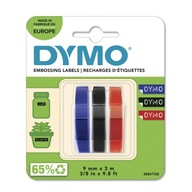 DYMO 3D páska, blister s 3 rolkami, 9 mm, mix, S0847750