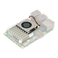 Aktívne chladenie - chladič + ventilátor pre Raspberry Pi 5