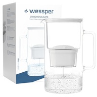 Sklenená filtračná kanvica Wessper AquaMax 3,3l + 1x Vodný filter