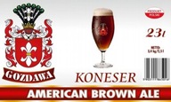 Brewkitové pivo KONESER AMERICAN BROWN ALE Zadarmo