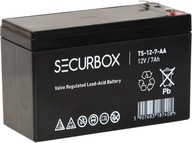 Securbox TS-12-7-AA batéria 12 V, 7 Ah, 3-5 rokov