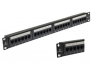 ALANTEC Patch panel RACK 19'' UTP kat.5e 24p 1U