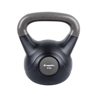 BITÚMINOVÁ DUMBÍNA inSPORTline Kettlebell Dark 9 kg