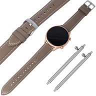 KOŽENÝ REMÍNOK PRE HUAWEI WATCH GT2 GT3 42mm ELEGANTNÉ DÁMSKE RÔZNE FARBY