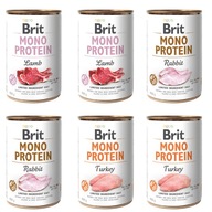 Brit Mono Protein 6 x 400 g Zmes príchutí Mokré jedlo