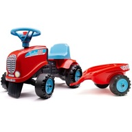 FALK TRACTOR TRACTOR S PRÍVESOM ZA DETSKÚ JAZDU DARČEK 1+>