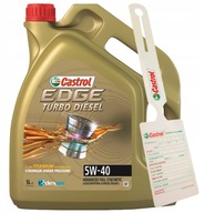 CASTROL EDGE TURBO DIESEL OIL 5W40 5L + prívesok