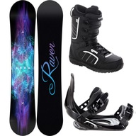 Súprava snowboardu RAVEN Aura 155 cm