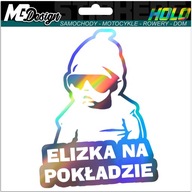 Nálepka na okno ELIZKA ON BOARD HOLOGRAM