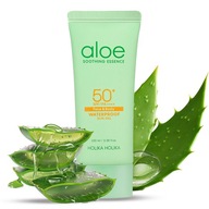 HOLIKA GEL ALOE 100 ml opaľovací gél na opaľovanie tela a tváre SPF50+