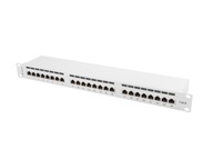 PATCH PANEL 24 PORT 1U 19 CAT.6 SCHIELDED LANBERG