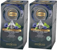 Earl Grey čaj čierny Lipton Classic Exclusive Selection 25 ks x2