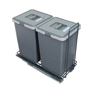 Sorter odpadu ECOCUBE Tichá uzatváranie 30 cm 2 x 12 l Silných poľských sprievodcov