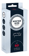 Mister Size kondómy Kondómy 60mm 10ks.