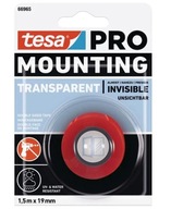 tesa PRO Montážna páska 1,5m x 19mm priehľadná