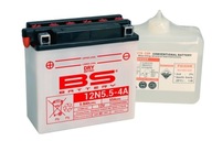 BS BATÉRIA 12N5,5-4A (12N5,5-4A) 12V 5,5AH 135X60X130 SERVIS - ELEKTR.