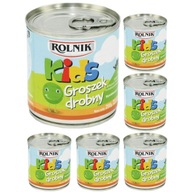 Rolnik Kids hrášok malý v konzerve 6 x 212 ml