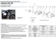 RENNER CRASH PADS YAMAHA XSR 700 kód: T10435