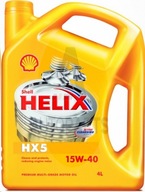 Minerálny motorový olej Shell Helix Hx5 1 l 15W-4