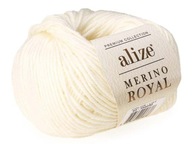 Priadza Merino Royal - 062 - Krémová