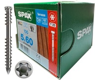 SPAX-D PALUBNÉ SKRUTKY 5x60 A2 100ks STRIEBOR