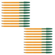 BIC Orange Green 0,8 mm guľôčkové pero 20 ks