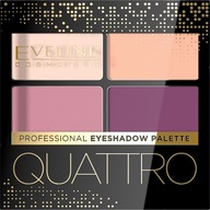 Eveline Quattro Eyeshadow Palette Paletka očných tieňov č.3